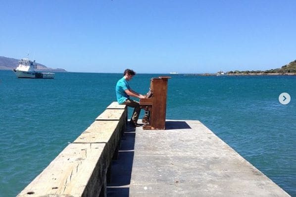 Public piano in Wellington, Wellington, New Zealand