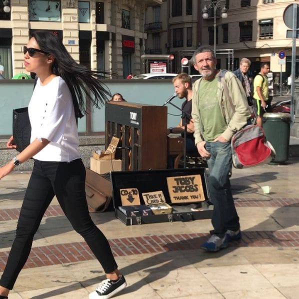 Public piano in Valencia, Valencian Community, Spain