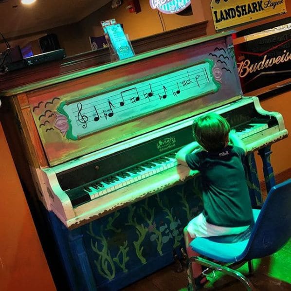Public piano in Escambia County, Florida, United States