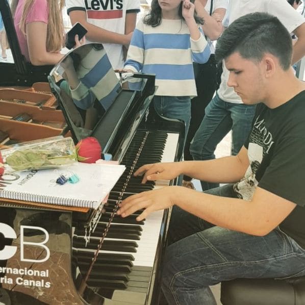 Public piano in Valencia, Valencian Community, Spain