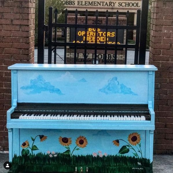 Public piano in Atlanta, Georgia, United States