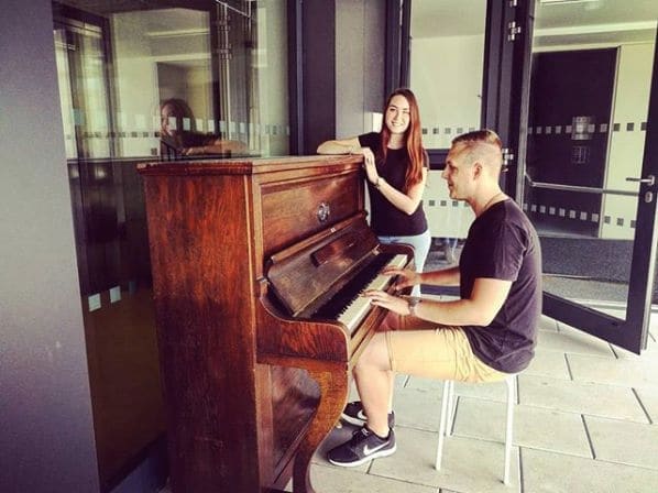 Public piano in Moravskoslezský kraj, Moravia-Silesia, Czechia