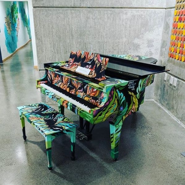 Public piano in Seattle, Washington, United States