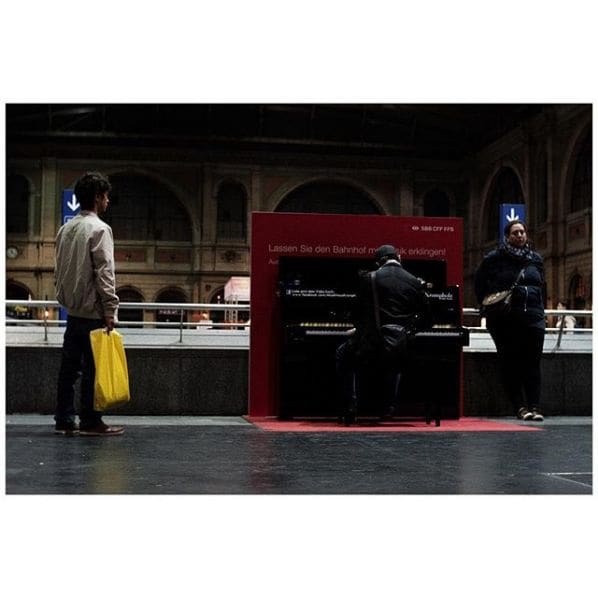 Public piano in Zurich, Zurich, Switzerland
