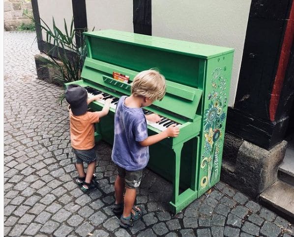 Public piano in Landkreis Göttingen, Lower Saxony, Germany