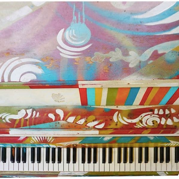 Public piano in Atlanta, Georgia, United States