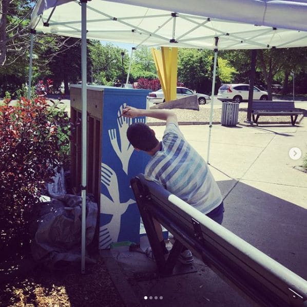 Public piano in Montreal, Quebec, Canada