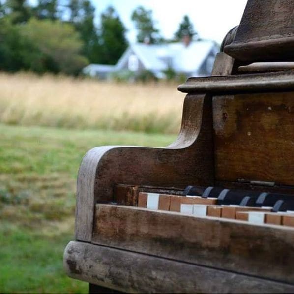 Public piano in Charlotte County, New Brunswick, Canada