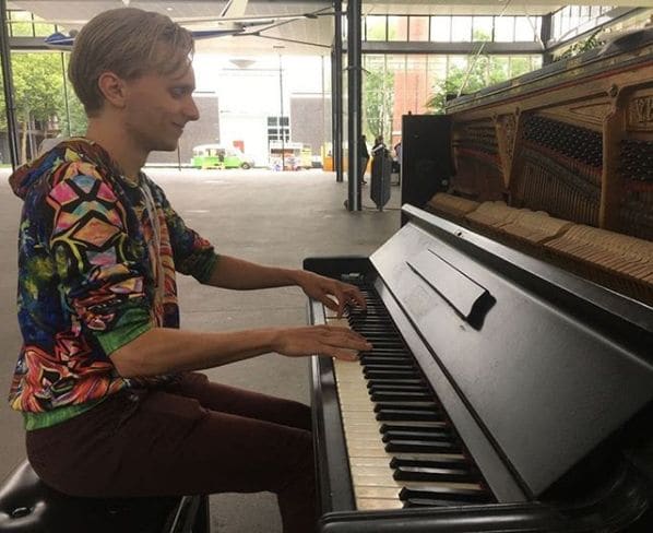 Public piano in Eindhoven, North Brabant, Netherlands