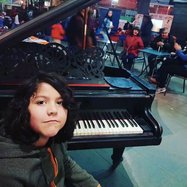 Public piano in Viña del Mar, Valparaiso Region, Chile