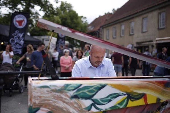 Public piano in Kreis Lippe, North Rhine-Westphalia, Germany