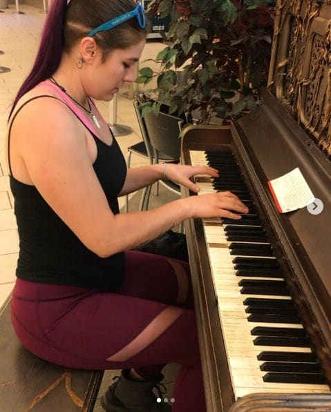 Public piano in Moncton, New Brunswick, Canada
