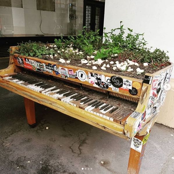 Public piano in Budapest, Hungary