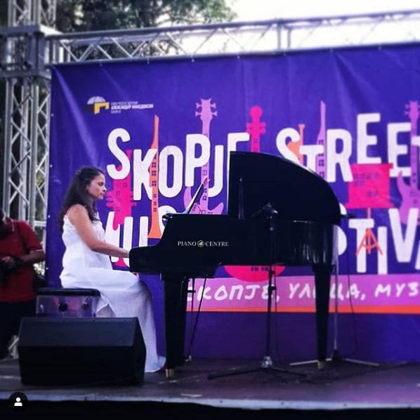 Public piano in Skopje, Skopje Region, North Macedonia