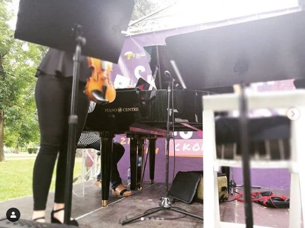 Public piano in Skopje, Skopje Region, North Macedonia