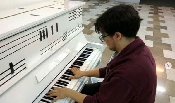 Public piano in Będzin County, Silesian Voivodeship, Poland