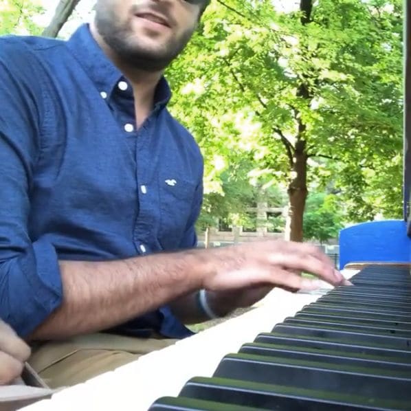 Public piano in Chicago, Illinois, United States