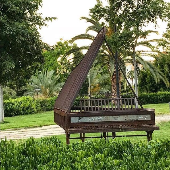 Public piano in Valencia, Valencian Community, Spain