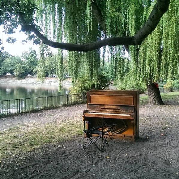 Public piano in Berlin, Berlin, Germany
