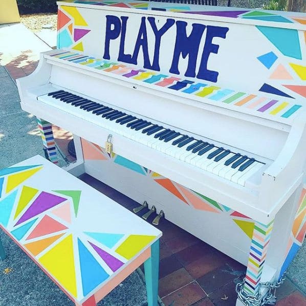 Public piano in Contra Costa County, California, United States