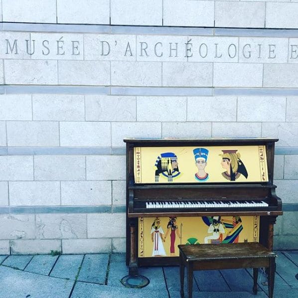 Public piano in Montreal, Quebec, Canada