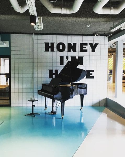 Public piano in The Hague, South Holland, Netherlands