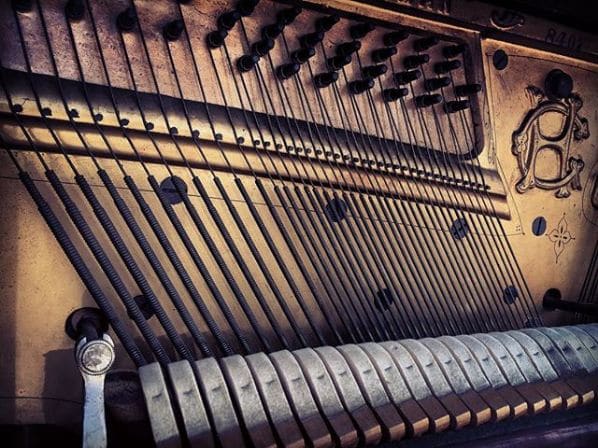 Public piano in Vancouver, British Columbia, Canada