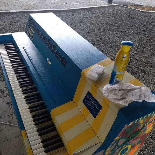 Public piano in DeKalb County, Georgia, United States