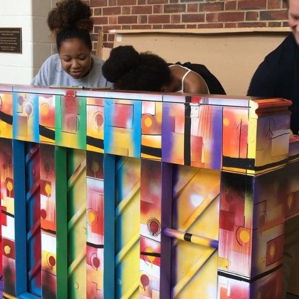 Public piano in Atlanta, Georgia, United States