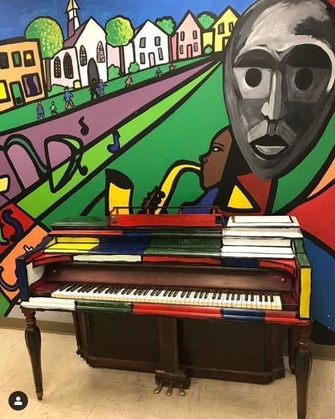 Public piano in Atlanta, Georgia, United States