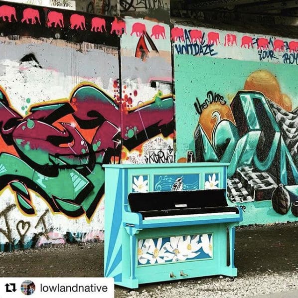 Public piano in Atlanta, Georgia, United States