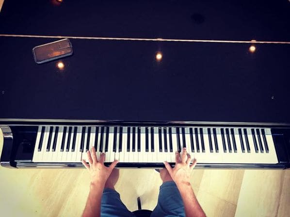 Public piano in Palma, Balearic Islands, Spain