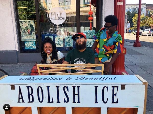 Public piano in Portland, Oregon, United States