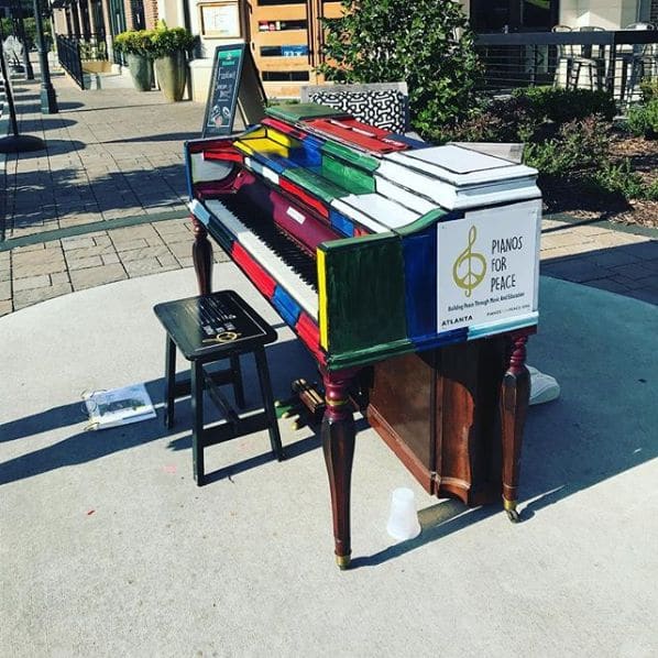 Public piano in Atlanta, Georgia, United States
