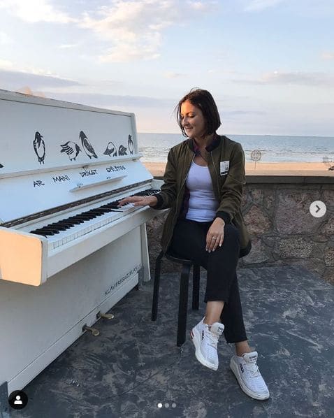 Public piano in Jūrmala, Vidzeme, Latvia