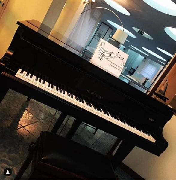 Public piano in Ancona, Marche, Italy