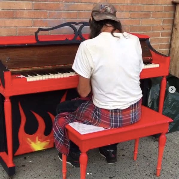 Public piano in Dutchess County, New York, United States