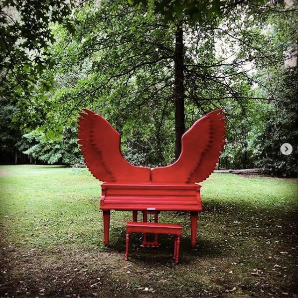 Public piano in Dutchess County, New York, United States