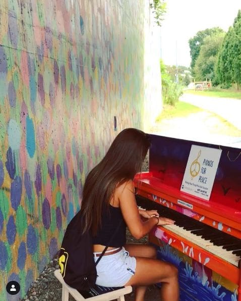 Public piano in Atlanta, Georgia, United States