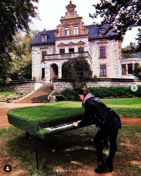 Public piano in Altstadt, Thuringia, Germany