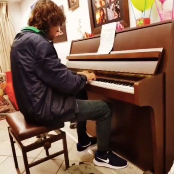 Public piano in Broek op Langedijk, North Holland, Netherlands
