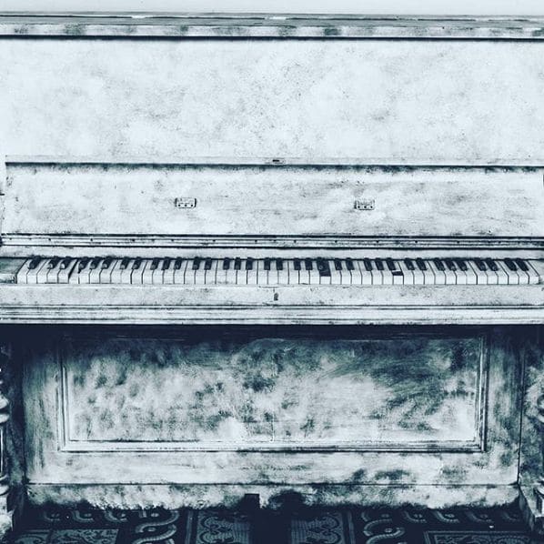 Public piano in Landkreis Esslingen, Baden-Württemberg, Germany