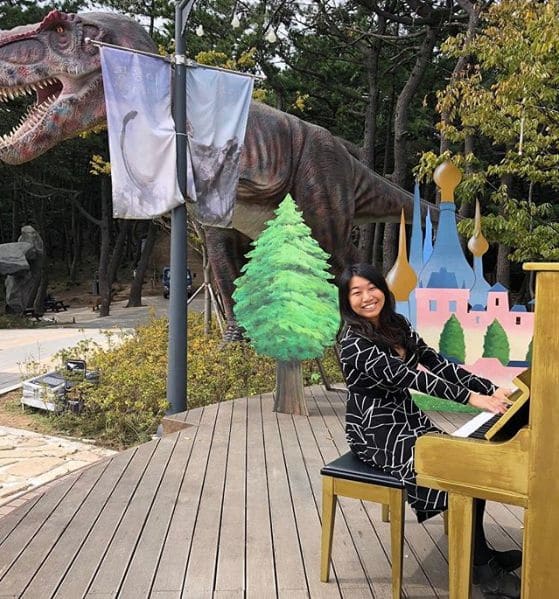 Public piano in Busan, South Korea