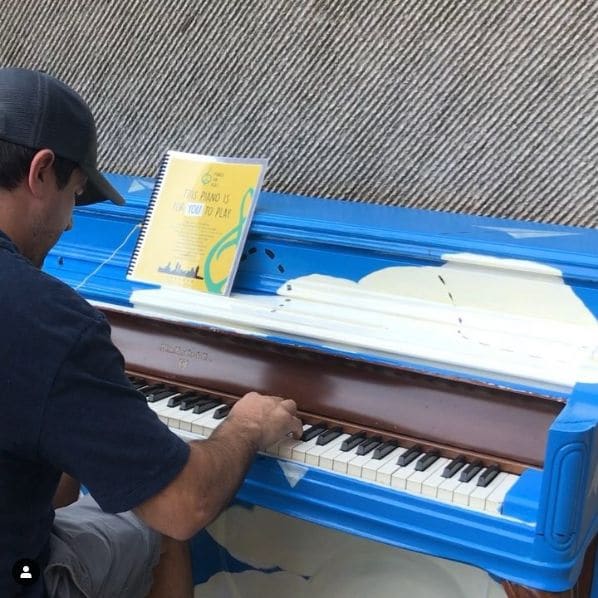 Public piano in Atlanta, Georgia, United States