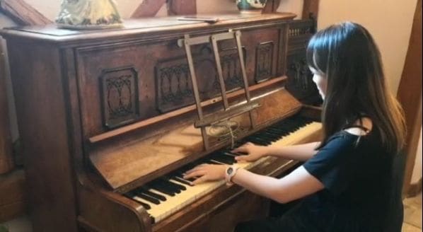 Public piano in Gapyeong-gun, South Korea