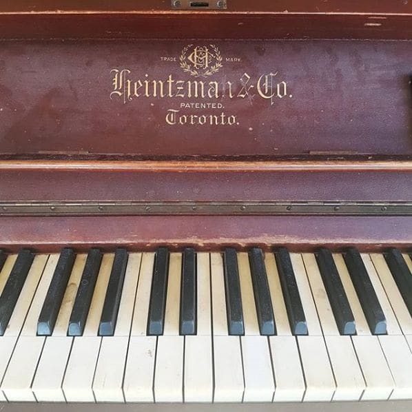 Public piano in St. Thomas, Ontario, Canada