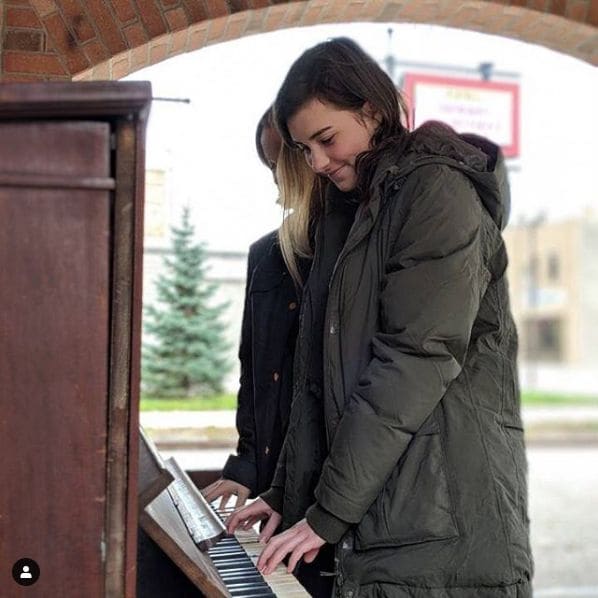 Public piano in St. Thomas, Ontario, Canada