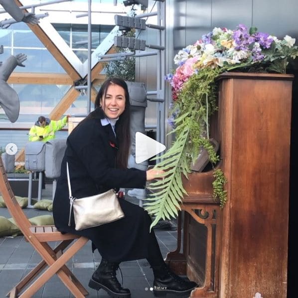 Public piano in London, England, United Kingdom
