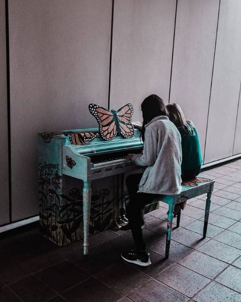 Public piano in Atlanta, Georgia, United States