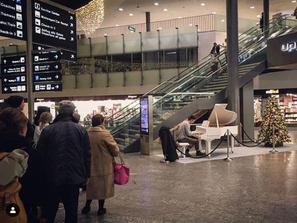 Public piano in Zurich, Zurich, Switzerland